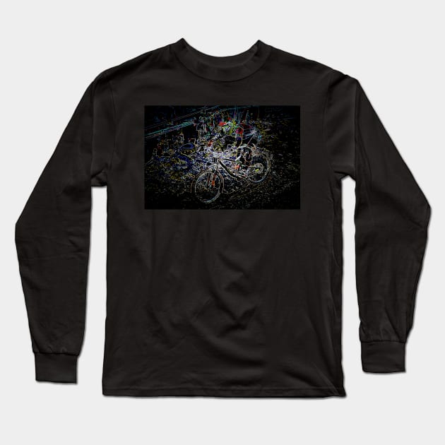 downhill Long Sleeve T-Shirt by rickylabellevie